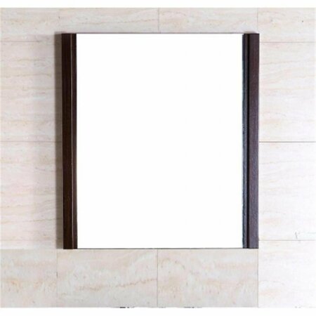 COMFORTCORRECT Bellaterra Home  Wood Frame Mirror, Wenge - 35.5 in. CO202256